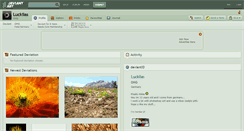 Desktop Screenshot of luckilas.deviantart.com