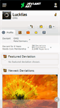 Mobile Screenshot of luckilas.deviantart.com