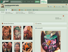 Tablet Screenshot of monkeyproink-beto.deviantart.com