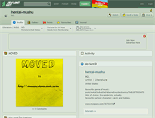 Tablet Screenshot of hentai-mushu.deviantart.com