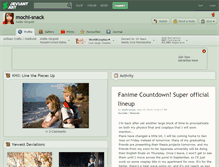 Tablet Screenshot of mochi-snack.deviantart.com