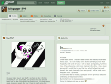 Tablet Screenshot of lollygagger1999.deviantart.com