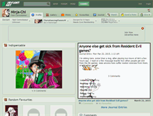 Tablet Screenshot of ninja-chi.deviantart.com