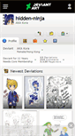 Mobile Screenshot of hidden-ninja.deviantart.com