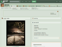 Tablet Screenshot of dannaz.deviantart.com