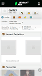 Mobile Screenshot of canis3.deviantart.com