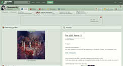 Desktop Screenshot of obsessed-by.deviantart.com