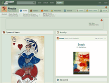 Tablet Screenshot of pinutte.deviantart.com