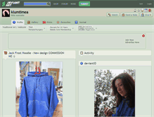 Tablet Screenshot of klumtimea.deviantart.com