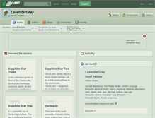 Tablet Screenshot of lavendergray.deviantart.com