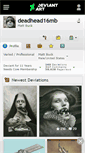 Mobile Screenshot of deadhead16mb.deviantart.com
