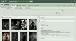 Desktop Screenshot of cruz-art.deviantart.com