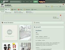Tablet Screenshot of lonahtem.deviantart.com