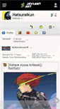 Mobile Screenshot of hatsuraikun.deviantart.com