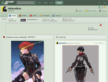 Tablet Screenshot of hatsuraikun.deviantart.com