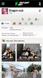 Mobile Screenshot of dragon-sub.deviantart.com