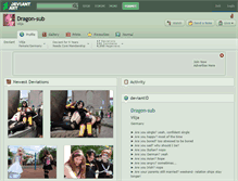 Tablet Screenshot of dragon-sub.deviantart.com