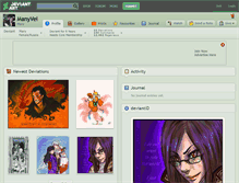 Tablet Screenshot of manyvel.deviantart.com