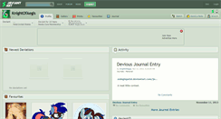 Desktop Screenshot of knightofaegis.deviantart.com