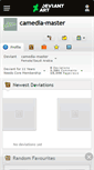 Mobile Screenshot of camedia-master.deviantart.com