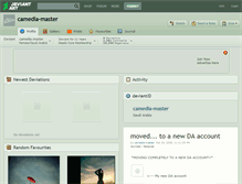 Tablet Screenshot of camedia-master.deviantart.com