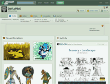 Tablet Screenshot of davlopbos.deviantart.com