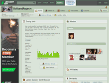 Tablet Screenshot of dollsandropes.deviantart.com