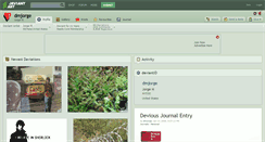 Desktop Screenshot of dmjorge.deviantart.com