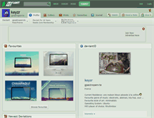 Tablet Screenshot of keyzr.deviantart.com