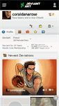 Mobile Screenshot of coraldanarose.deviantart.com