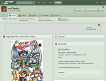 Tablet Screenshot of ian-comics.deviantart.com