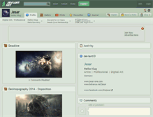 Tablet Screenshot of jesar.deviantart.com