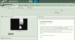 Desktop Screenshot of aphotofrenzy.deviantart.com