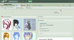 Desktop Screenshot of gangurochild.deviantart.com