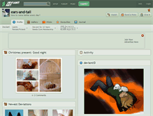 Tablet Screenshot of ears-and-tail.deviantart.com