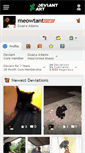 Mobile Screenshot of meowtant.deviantart.com