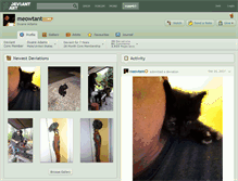 Tablet Screenshot of meowtant.deviantart.com