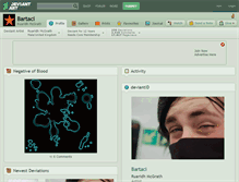 Tablet Screenshot of bartaci.deviantart.com