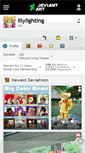 Mobile Screenshot of lilylighting.deviantart.com
