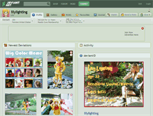 Tablet Screenshot of lilylighting.deviantart.com