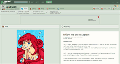Desktop Screenshot of deadrabbit.deviantart.com