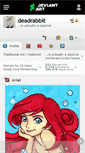 Mobile Screenshot of deadrabbit.deviantart.com