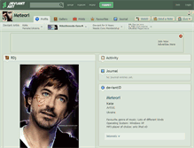 Tablet Screenshot of meteori.deviantart.com