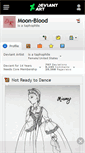 Mobile Screenshot of moon-blood.deviantart.com