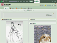 Tablet Screenshot of moon-blood.deviantart.com