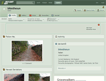 Tablet Screenshot of bitesthesun.deviantart.com