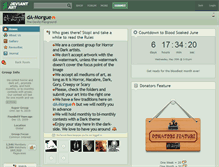 Tablet Screenshot of da-morgue.deviantart.com