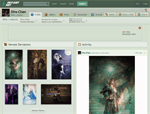 Tablet Screenshot of dira-chan.deviantart.com