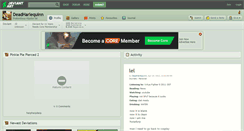 Desktop Screenshot of deadharlequinn.deviantart.com