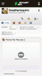 Mobile Screenshot of deadharlequinn.deviantart.com